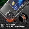 Θήκη Kwmobile με υποδοχή κάρτας για Apple iPhone 11, Διαφανής, Πολυανθρακικό, KWM000022RB001C