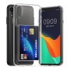 Θήκη Kwmobile με υποδοχή κάρτας για Apple iPhone XR, Διαφανής, Πολυανθρακικό, KWM000022RF001C
