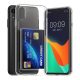 Θήκη Kwmobile με υποδοχή κάρτας για Apple iPhone XR, Διαφανής, Πολυανθρακικό, KWM000022RF001C