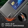 Θήκη Kwmobile με υποδοχή κάρτας για Apple iPhone XR, Διαφανής, Πολυανθρακικό, KWM000022RF001C