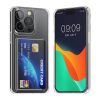 Θήκη Kwmobile με υποδοχή κάρτας για Apple iPhone 14 Pro, διαφανής, πολυανθρακικό, KWM000022RH001C
