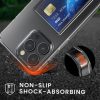 Θήκη Kwmobile με υποδοχή κάρτας για Apple iPhone 14 Pro, διαφανής, πολυανθρακικό, KWM000022RH001C