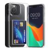 Θήκη Kwmobile με υποδοχή κάρτας για Apple iPhone 14 Pro Max, διαφανής, πολυανθρακικό, KWM000022RI001C