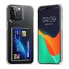 Θήκη Kwmobile με υποδοχή κάρτας για Apple iPhone 14 Pro Max, διαφανής, πολυανθρακικό, KWM000022RI001C