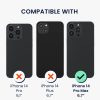 Θήκη Kwmobile με υποδοχή κάρτας για Apple iPhone 14 Pro Max, διαφανής, πολυανθρακικό, KWM000022RI001C
