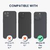 Θήκη Kwmobile για Apple iPhone 15 Pro, Ανοιχτό Ροζ/Καφέ, Ύφασμα/Σιλικόνη, KWM000022RL001C
