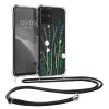 Θήκη Kwmobile με κορδόνι για Motorola Moto G54, Πολύχρωμη, Σιλικόνη, KWM000022RN002C