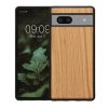 Θήκη Kwmobile για Google Pixel 7a, Καφέ, Ξύλο/Σιλικόνη, KWM000019YJ003C