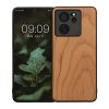 Θήκη Kwmobile για Xiaomi 13T/13T Pro, Καφέ, Ξύλο/Σιλικόνη, KWM000020IQ003C