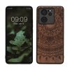 Θήκη Kwmobile για Xiaomi 13T/13T Pro, Καφέ, Ξύλο/Σιλικόνη, KWM000020IR005C
