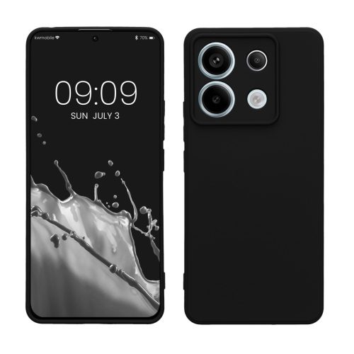 Θήκη Kwmobile για Xiaomi Redmi Note 13 Pro 5G, Μαύρη, Σιλικόνη, KWM000020OA001C