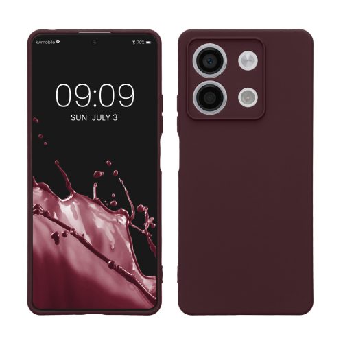 Θήκη Kwmobile για Xiaomi Redmi Note 13, Μωβ, Σιλικόνη, KWM000020OB003C