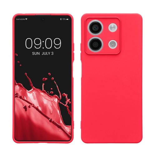 Θήκη Kwmobile για Xiaomi Redmi Note 13, Ροζ, Σιλικόνη, KWM000020OB005C
