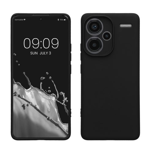 Θήκη Kwmobile για Xiaomi Redmi Note 13 Pro Plus 5G, Μαύρη, Σιλικόνη, KWM000020OC001C