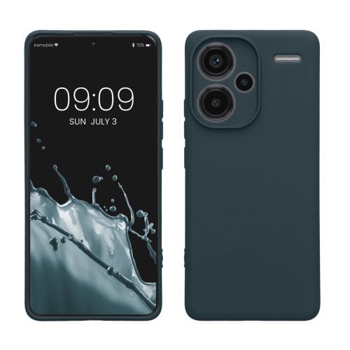 Θήκη Kwmobile για Xiaomi Redmi Note 13 Pro Plus 5G, Σκούρο πράσινο, Σιλικόνη, KWM000020OC002C