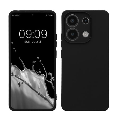 Θήκη Kwmobile για Xiaomi Redmi Note 13, Μαύρη, Σιλικόνη, KWM000020OD001C