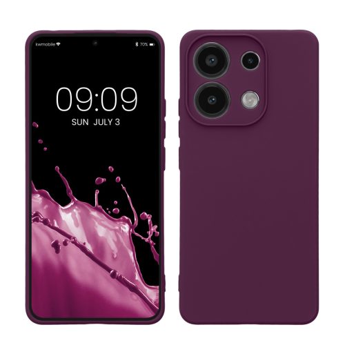 Θήκη Kwmobile για Xiaomi Redmi Note 13, Μωβ, Σιλικόνη, KWM000020OD003C