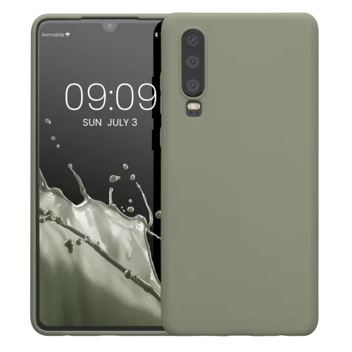 Θήκη Kwmobile για Huawei P30, Ανοιχτό Πράσινο, Σιλικόνη, KWM000009MF019C