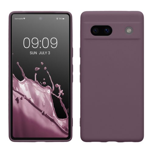 Θήκη Kwmobile για Google Pixel 7a, Μωβ, Σιλικόνη, KWM000019YF022C