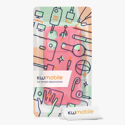 Θήκη Kwmobile για Xiaomi Redmi Note 13 Pro 5G, Ροζ, Σιλικόνη, KWM000020LD007C