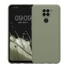 Θήκη Kwmobile για Xiaomi Redmi Note 9, Ανοιχτό πράσινο, Σιλικόνη, KWM000011FI018C