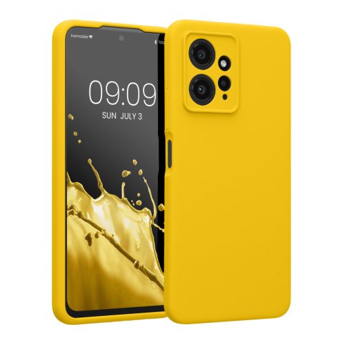 Θήκη Kwmobile για Xiaomi Redmi Note 12, Κίτρινη, Σιλικόνη, KWM000018UL014C