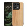 Θήκη Kwmobile για Xiaomi Redmi Note 13 Pro 5G, Καφέ, Ξύλο/Σιλικόνη, KWM000020LJ002C