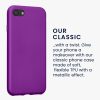 Θήκη Kwmobile για Apple iPhone SE (2022)/iPhone SE (2020)/iPhone 8, Μωβ, Σιλικόνη, KWM0000085R011C
