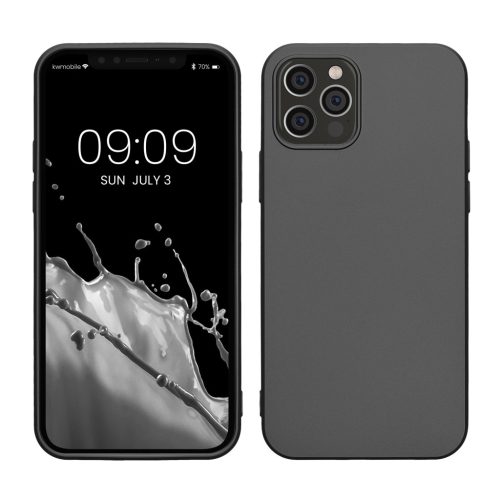 Θήκη Kwmobile για Apple iPhone 12/iPhone 12 Pro, Γκρι, Σιλικόνη, KWM000013WJ007C