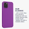 Θήκη Kwmobile για Apple iPhone 12/iPhone 12 Pro, Μωβ, Σιλικόνη, KWM000013WJ008C