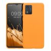 Θήκη Kwmobile για Motorola Moto E13, Πορτοκαλί, Σιλικόνη, KWM000018HK007C