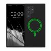 Θήκη Kwmobile για Samsung Galaxy S22 Ultra, Μαύρη, Σιλικόνη, KWM000021RD001C
