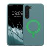 Θήκη Kwmobile για Samsung Galaxy S23, ανοιχτό πράσινο, σιλικόνη, KWM000021RE002C