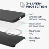 Θήκη Kwmobile για Samsung Galaxy S24, Σκούρο Ροζ, Σιλικόνη, KWM000021RH002C
