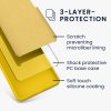 Θήκη Kwmobile για Motorola Moto G24/Moto E14/Moto G04, Κίτρινη, Σιλικόνη, KWM000022RP005C