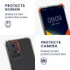 Θήκη Kwmobile με κορδόνι για Motorola Moto G24/Moto E14/Moto G04, Διαφανής/Μαύρη, Σιλικόνη, KWM000022RS001C