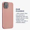 Θήκη Kwmobile για Apple iPhone 14, Ροζ, Σιλικόνη, KWM000022RV001C