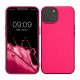 Θήκη Kwmobile για Apple iPhone 14, Ροζ, Σιλικόνη, KWM000022RV003C