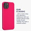 Θήκη Kwmobile για Apple iPhone 14, Ροζ, Σιλικόνη, KWM000022RV003C