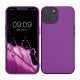 Θήκη Kwmobile για Apple iPhone 14, Μωβ, Σιλικόνη, KWM000022RV004C