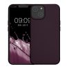 Θήκη Kwmobile για Apple iPhone 14, Σκούρο Μωβ, Σιλικόνη, KWM000022RV005C