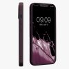 Θήκη Kwmobile για Apple iPhone 14, Σκούρο Μωβ, Σιλικόνη, KWM000022RV005C