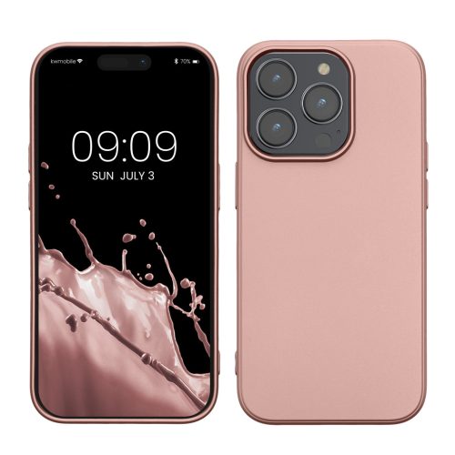 Θήκη Kwmobile για Apple iPhone 14 Pro, Ροζ, Σιλικόνη, KWM000022RW001C