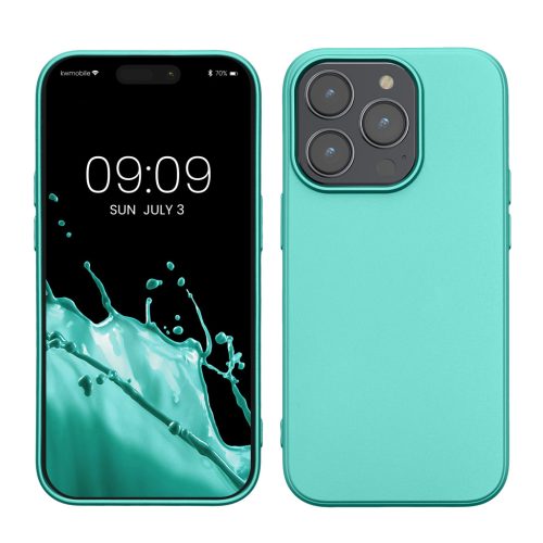 Θήκη Kwmobile για Apple iPhone 14 Pro, Πράσινη, Σιλικόνη, KWM000022RW002C