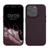Θήκη Kwmobile για Apple iPhone 14 Pro, Σκούρο Μωβ, Σιλικόνη, KWM000022RW005C