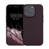 Θήκη Kwmobile για Apple iPhone 14 Pro, Σκούρο Μωβ, Σιλικόνη, KWM000022RW005C