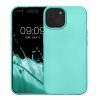 Θήκη Kwmobile για Apple iPhone 15, Πράσινη, Σιλικόνη, KWM000022RX002C