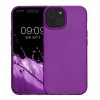 Θήκη Kwmobile για Apple iPhone 15, Μωβ, Σιλικόνη, KWM000022RX004C