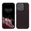 Θήκη Kwmobile για Apple iPhone 15 Pro, Σκούρο Μωβ, Σιλικόνη, KWM000022RY005C