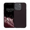 Θήκη Kwmobile για Apple iPhone 15 Pro, Σκούρο Μωβ, Σιλικόνη, KWM000022RY005C